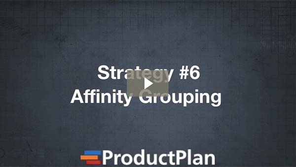 Prioritization: Affinity Grouping