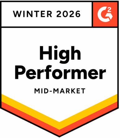 G2 Medal Winter 2026 High Performer Mid-Market