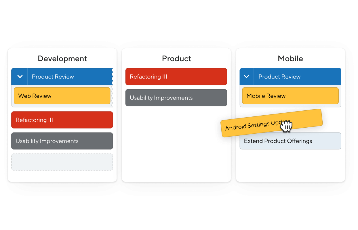 Easily build and collaborate on live roadmaps