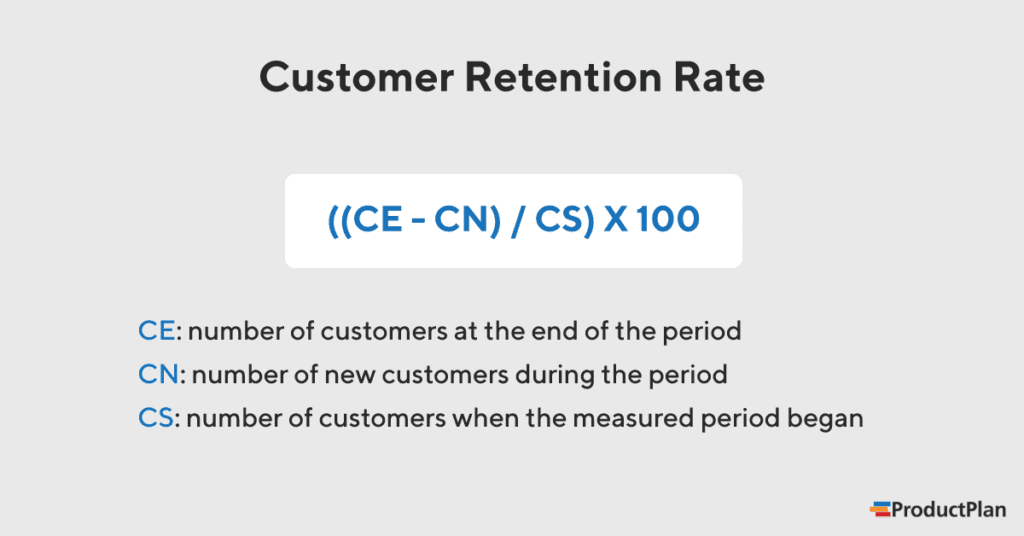 customer retention rate