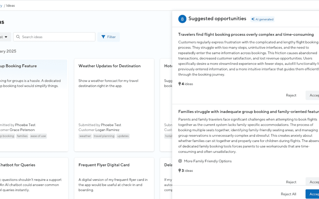 Opt into our AI Features including AI Suggested Opportunities